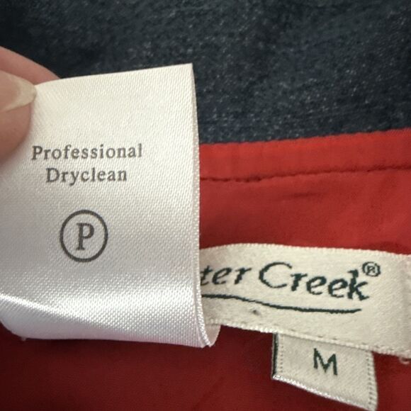 Coldwater Creek Jean Vest Patchwork Women's Size Medium Granny Cottage Prairie - Picture 10 of 14